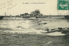 Le barrage à Beauregard - Boé