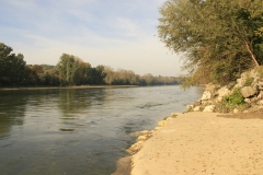 Vue de la Garonne depuis Boé Village